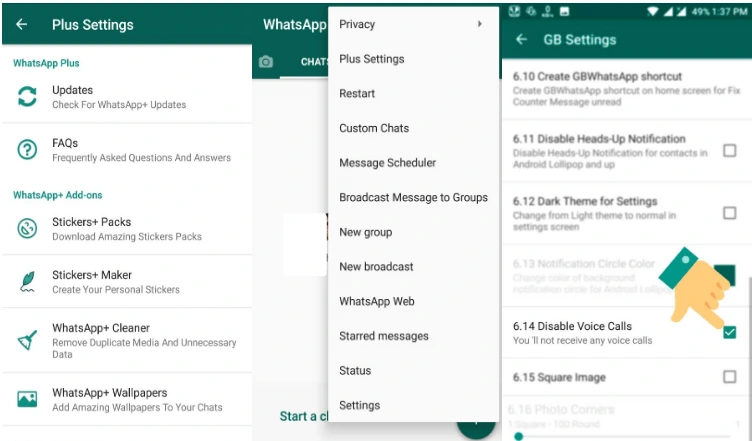 WhatsApp Azul